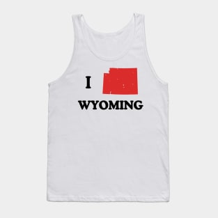 I Love Wyoming Tank Top